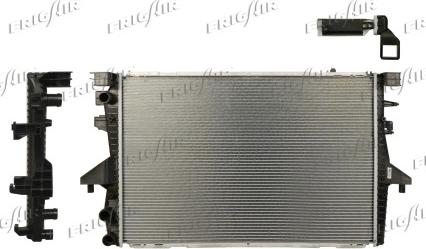 Frigair 0110.3160 - Radiator, mühərrikin soyudulması furqanavto.az