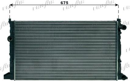 Frigair 0110.2060 - Radiator, mühərrikin soyudulması furqanavto.az