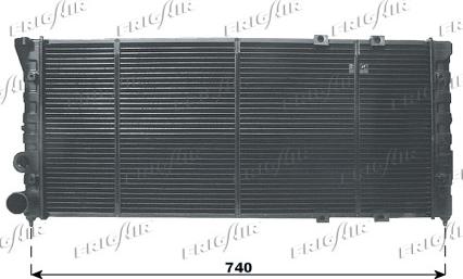 Frigair 0110.2031 - Radiator, mühərrikin soyudulması furqanavto.az