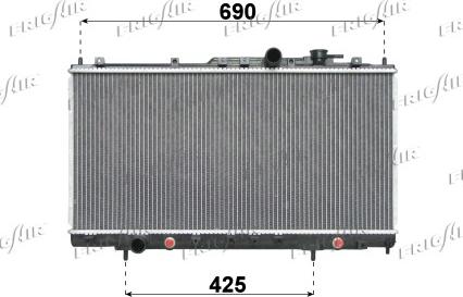 Frigair 0118.3018 - Radiator, mühərrikin soyudulması furqanavto.az