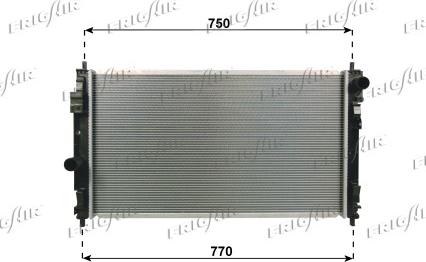 Frigair 0118.3023 - Radiator, mühərrikin soyudulması furqanavto.az