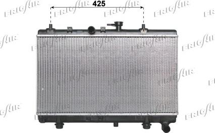 Frigair 0133.3021 - Radiator, mühərrikin soyudulması furqanavto.az