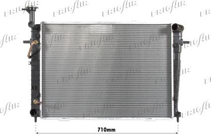 Frigair 0128.3085 - Radiator, mühərrikin soyudulması furqanavto.az