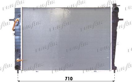 Frigair 0128.3086 - Radiator, mühərrikin soyudulması furqanavto.az