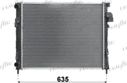 Frigair 0209.2031 - Radiator, mühərrikin soyudulması furqanavto.az