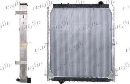 Frigair 0204.3058 - Radiator, mühərrikin soyudulması furqanavto.az