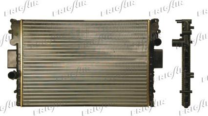 Frigair 0204.2020 - Radiator, mühərrikin soyudulması furqanavto.az