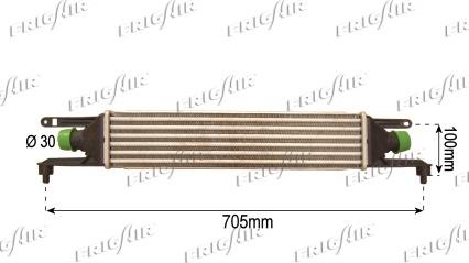 Frigair 0704.3123 - Intercooler, şarj cihazı furqanavto.az