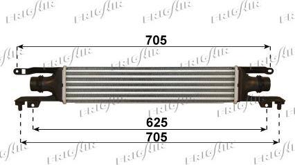 Frigair 0707.3014 - Intercooler, şarj cihazı furqanavto.az