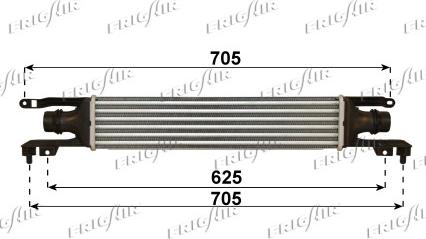 Frigair 0707.3013 - Intercooler, şarj cihazı furqanavto.az