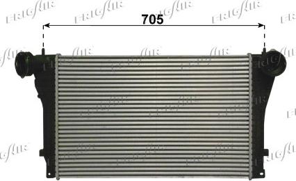 Frigair 0710.3052 - Intercooler, şarj cihazı furqanavto.az