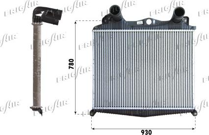 Frigair 0737.3004 - Intercooler, şarj cihazı furqanavto.az