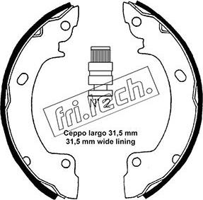 Fri.Tech. 1046.200 - Əyləc Başlığı Dəsti furqanavto.az