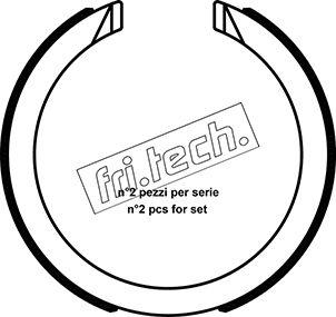 Fri.Tech. 1040.163 - Əyləc başlığı dəsti, dayanacaq əyləci furqanavto.az