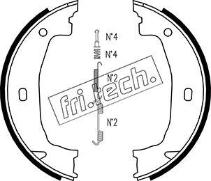 Fri.Tech. 1019.028K - Əyləc başlığı dəsti, dayanacaq əyləci furqanavto.az