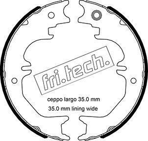 Fri.Tech. 1115.329 - Əyləc başlığı dəsti, dayanacaq əyləci furqanavto.az