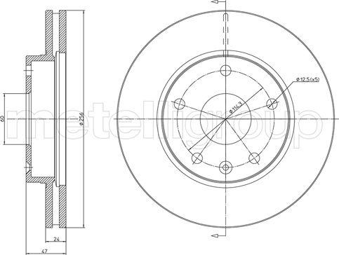 Fri.Tech. BD0957 - Əyləc Diski furqanavto.az