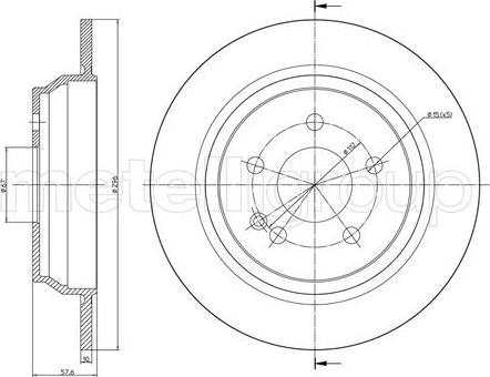 Fri.Tech. BD0967 - Əyləc Diski furqanavto.az