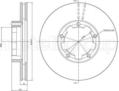 Fri.Tech. BD0905 - Əyləc Diski furqanavto.az