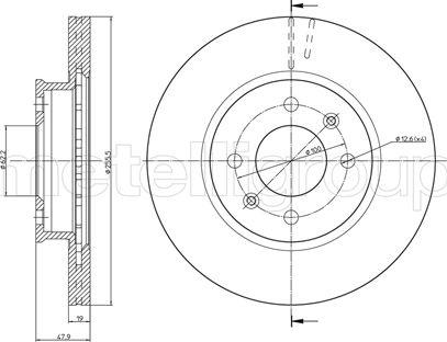 Fri.Tech. BD0908 - Əyləc Diski furqanavto.az