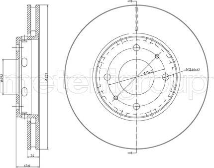 Fri.Tech. BD0902 - Əyləc Diski furqanavto.az