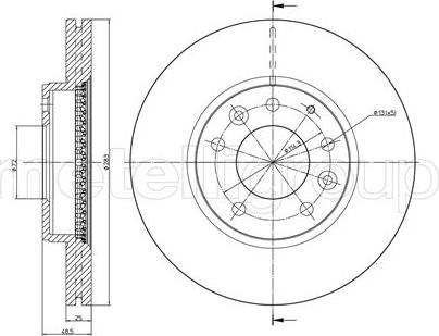 Fri.Tech. BD0914 - Əyləc Diski furqanavto.az