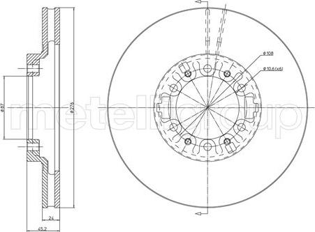 Fri.Tech. BD0917 - Əyləc Diski furqanavto.az