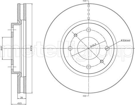 Fri.Tech. BD0989 - Əyləc Diski furqanavto.az