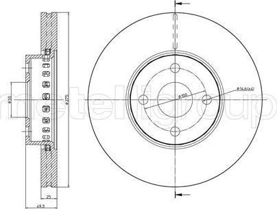 Metelli 23-0638 - Əyləc Diski furqanavto.az