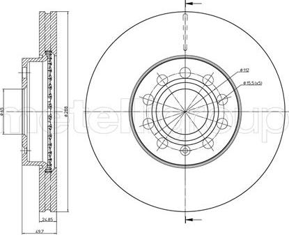 Fri.Tech. BD0932 - Əyləc Diski furqanavto.az