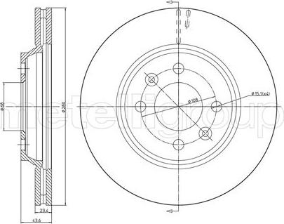 Fri.Tech. BD0937 - Əyləc Diski furqanavto.az