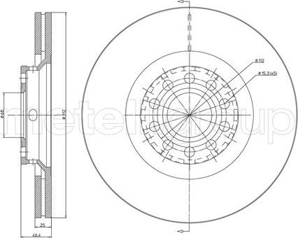 Fri.Tech. BD0925 - Əyləc Diski furqanavto.az