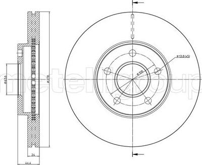 Fri.Tech. BD0921 - Əyləc Diski furqanavto.az