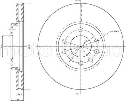 Fri.Tech. BD0974 - Əyləc Diski furqanavto.az