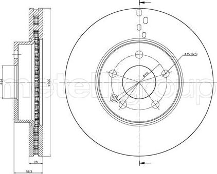 Fri.Tech. BD0970 - Əyləc Diski furqanavto.az