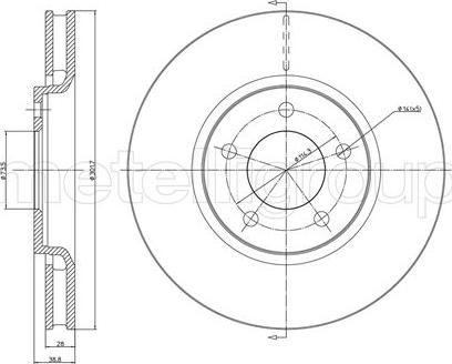 Fri.Tech. BD0971 - Əyləc Diski furqanavto.az