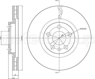 Fri.Tech. BD0490 - Əyləc Diski furqanavto.az