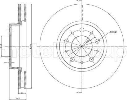 Fri.Tech. BD0465 - Əyləc Diski furqanavto.az