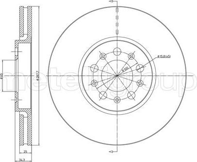 Fri.Tech. BD0468 - Əyləc Diski furqanavto.az