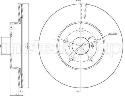 Fri.Tech. BD0409 - Əyləc Diski furqanavto.az