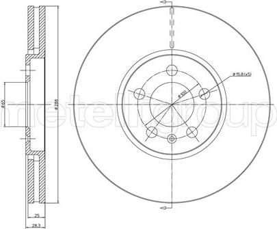 Fri.Tech. BD0413 - Əyləc Diski furqanavto.az