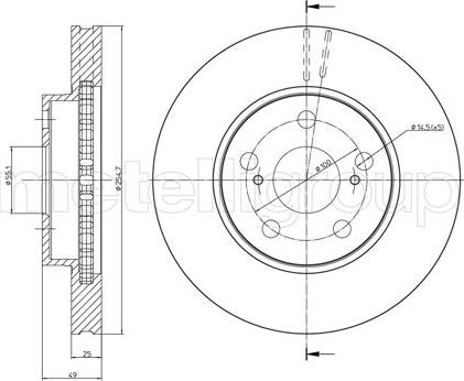 Fri.Tech. BD0429 - Əyləc Diski furqanavto.az