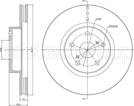 Fri.Tech. BD0423 - Əyləc Diski furqanavto.az