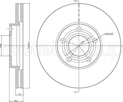 Fri.Tech. BD0471 - Əyləc Diski furqanavto.az