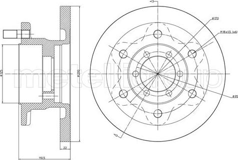 Fri.Tech. BD0590 - Əyləc Diski furqanavto.az