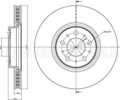 Fri.Tech. BD0548 - Əyləc Diski furqanavto.az