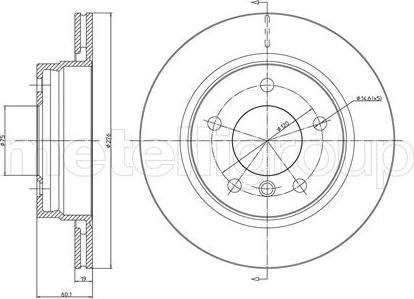 Fri.Tech. BD0550 - Əyləc Diski furqanavto.az