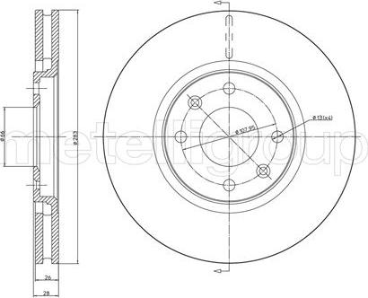 Fri.Tech. BD0502 - Əyləc Diski furqanavto.az