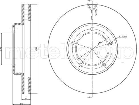 Fri.Tech. BD0514 - Əyləc Diski furqanavto.az