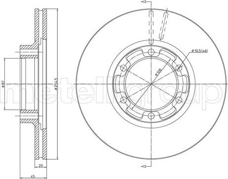 Fri.Tech. BD0516 - Əyləc Diski furqanavto.az